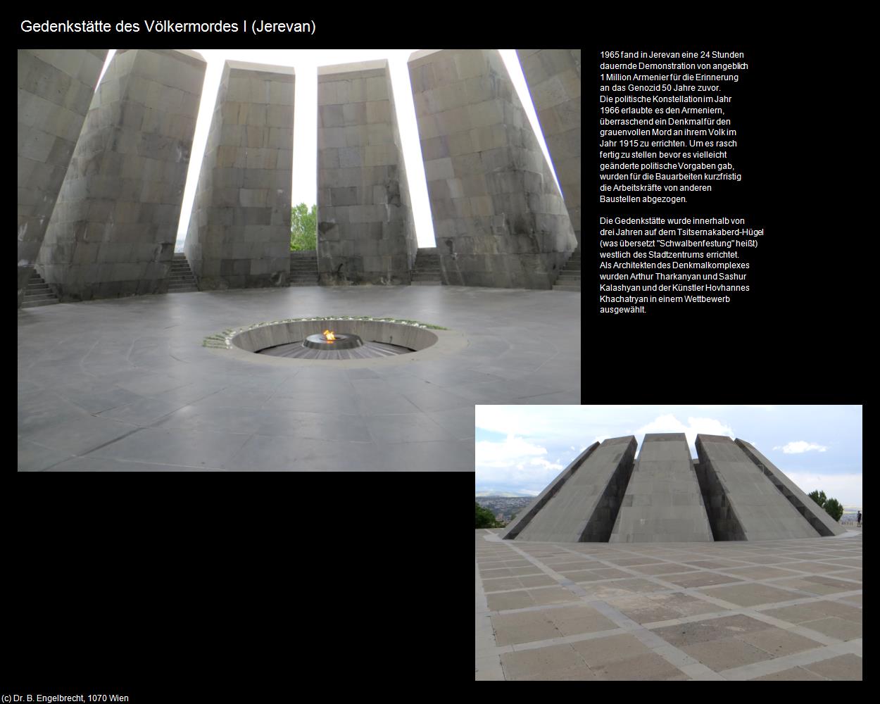 Gedenkstätte des Völkermordes I (Jerevan) in Kulturatlas-ARMENIEN