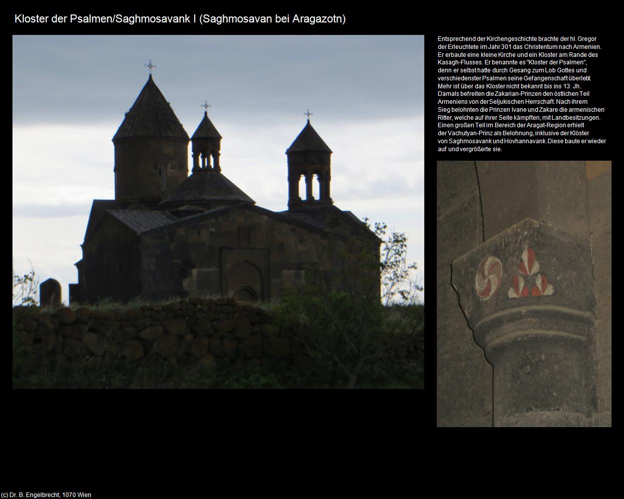 Kloster der Psalmen/Saghmosavank I  (Saghmosavan bei Aragazotn) in Kulturatlas-ARMENIEN