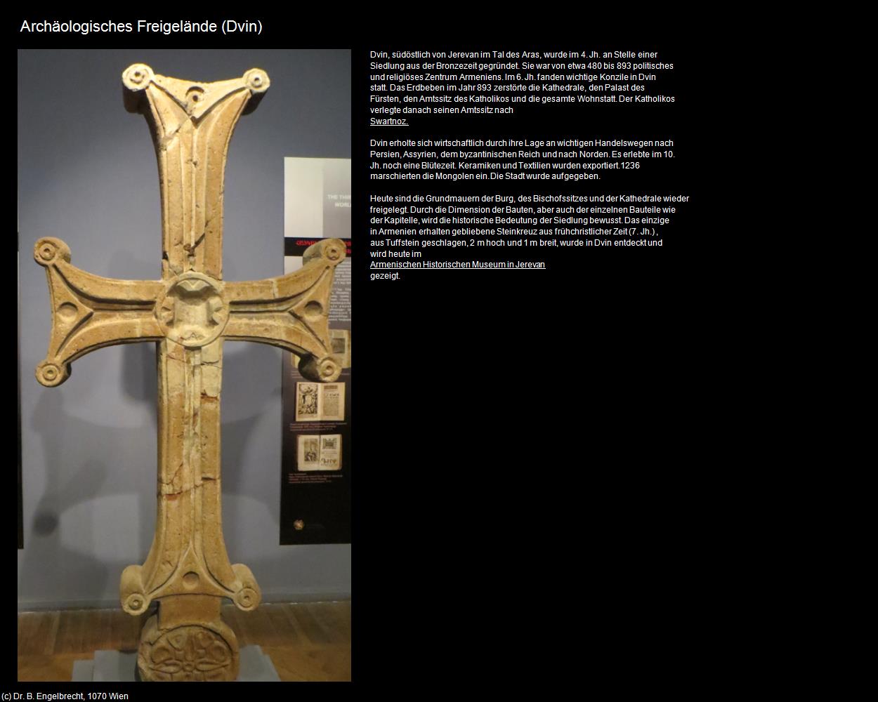 Archäologisches Freigelände  (Dvin) in Kulturatlas-ARMENIEN(c)B.Engelbrecht