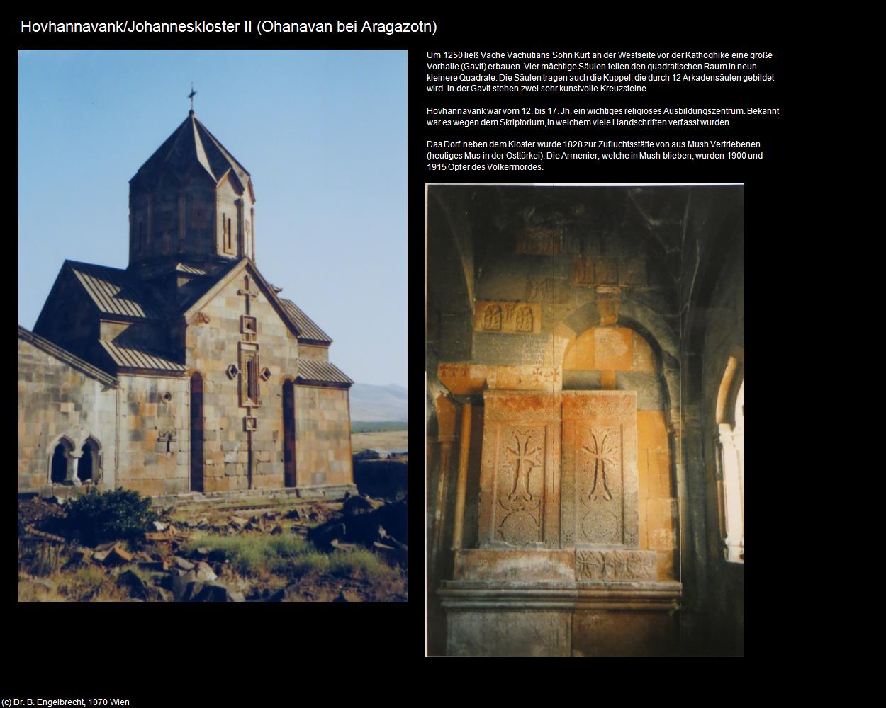 Hovhannavank/Johanneskloster II (Ohanavan bei Aragazotn) in Kulturatlas-ARMENIEN