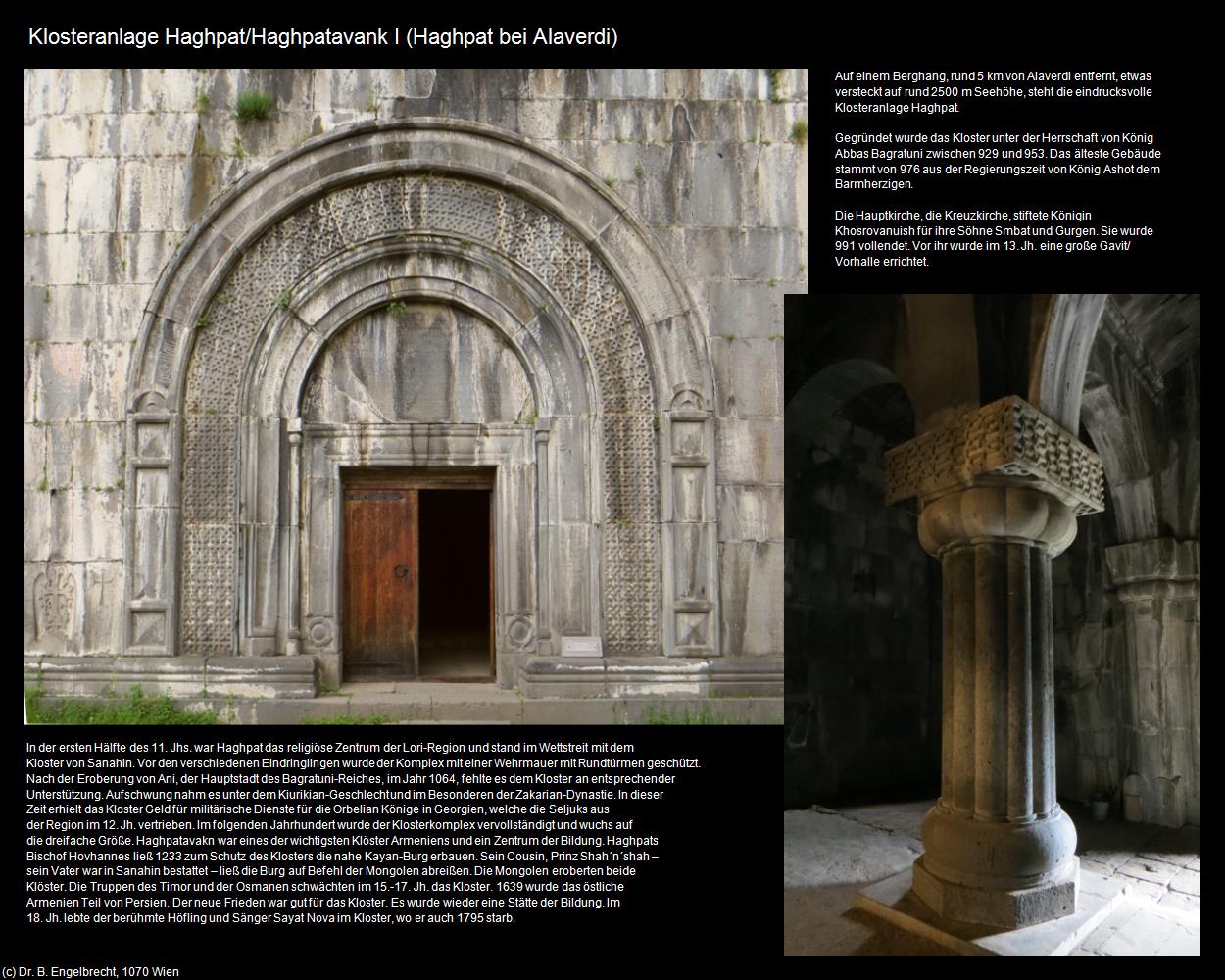 Klosteranlage Haghpat I (Haghpat bei Alaverdi) in Kulturatlas-ARMENIEN