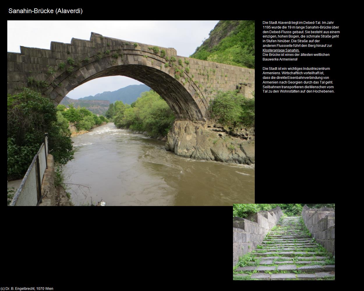 Mittelalterliche Brücke (Alaverdi) in Kulturatlas-ARMENIEN(c)B.Engelbrecht
