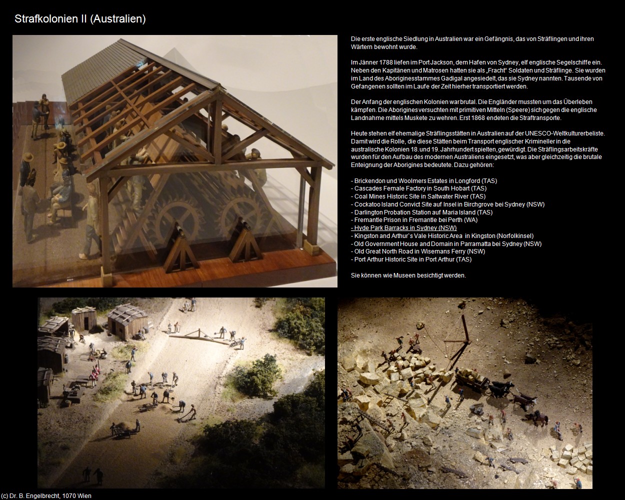 Strafkolonien II (+Allgemeines-Australien) in Kulturatlas-AUSTRALIEN(c)B.Engelbrecht