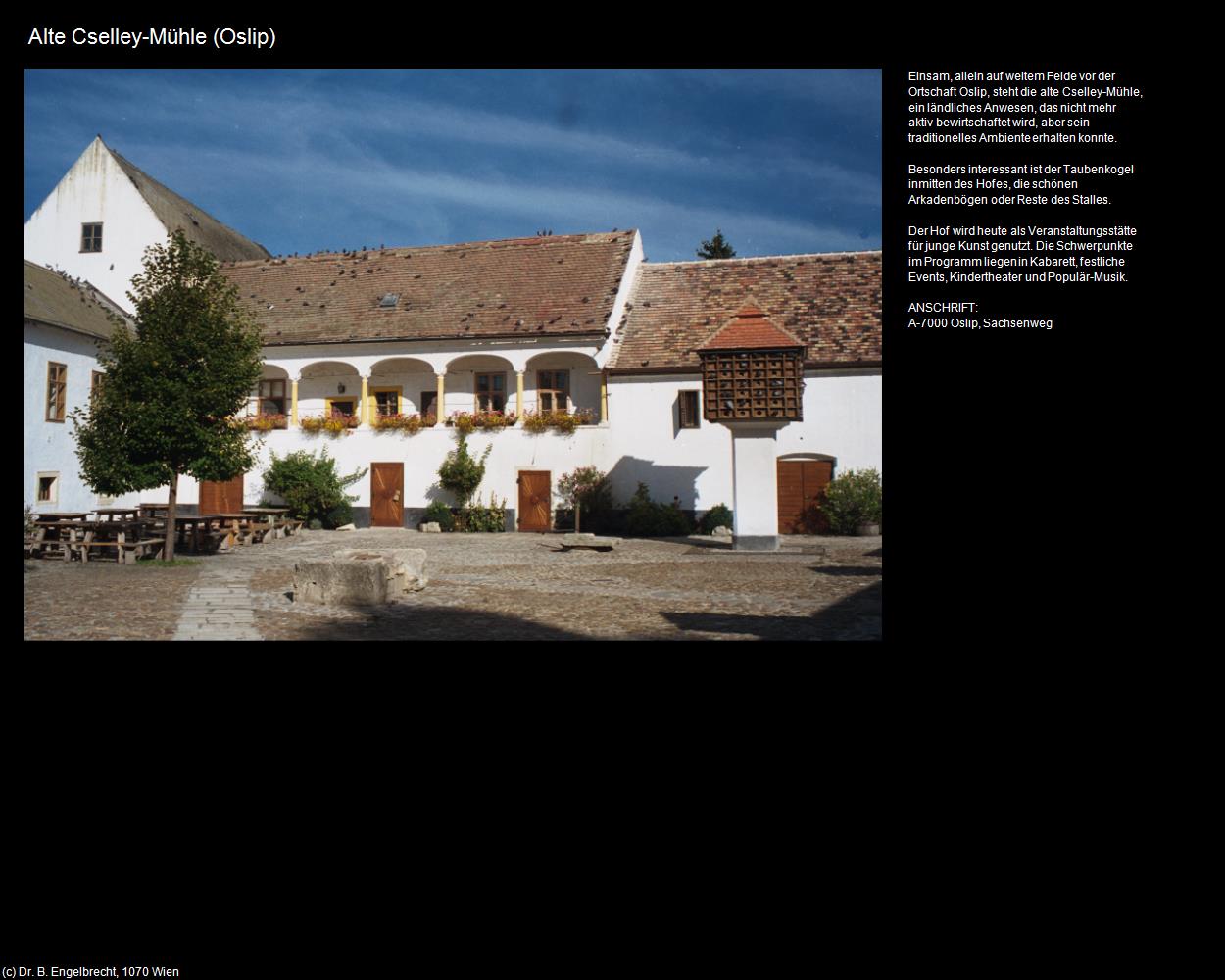 Alte Cselley-Mühle (Oslip) in Kulturatlas-BURGENLAND