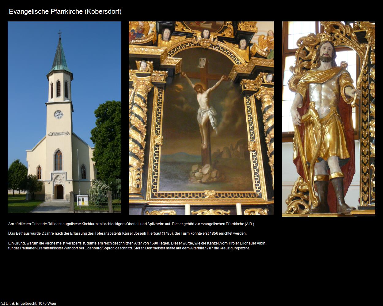 Evangelische Pfarrkirche (Kobersdorf) in Kulturatlas-BURGENLAND