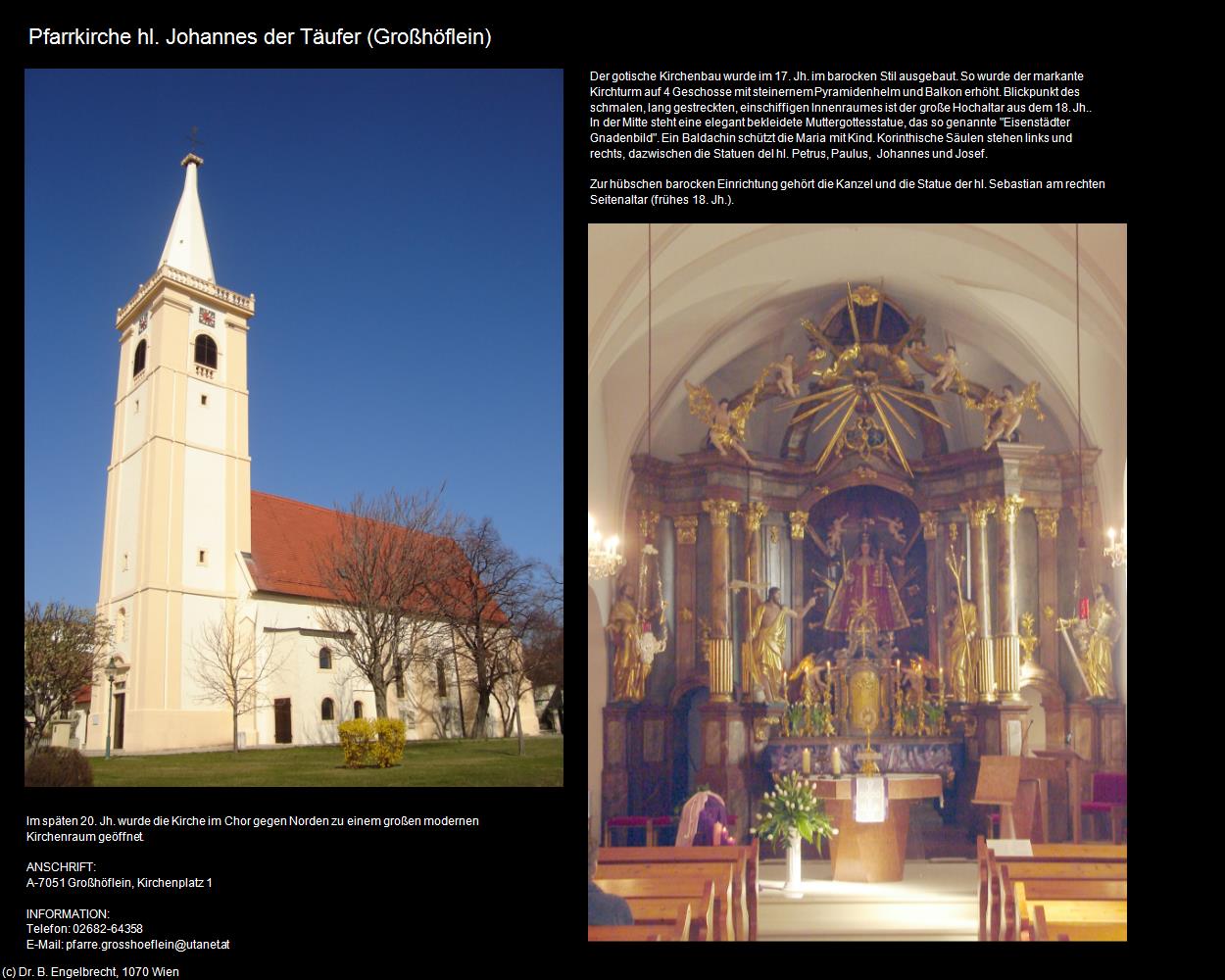 Pfk. hl. Johannes der Täufer (Großhöflein) in Kulturatlas-BURGENLAND