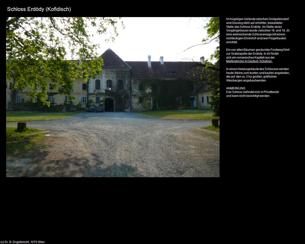 Schloss Erdödy (Kofidisch) in Kulturatlas-BURGENLAND(c)B.Engelbrecht