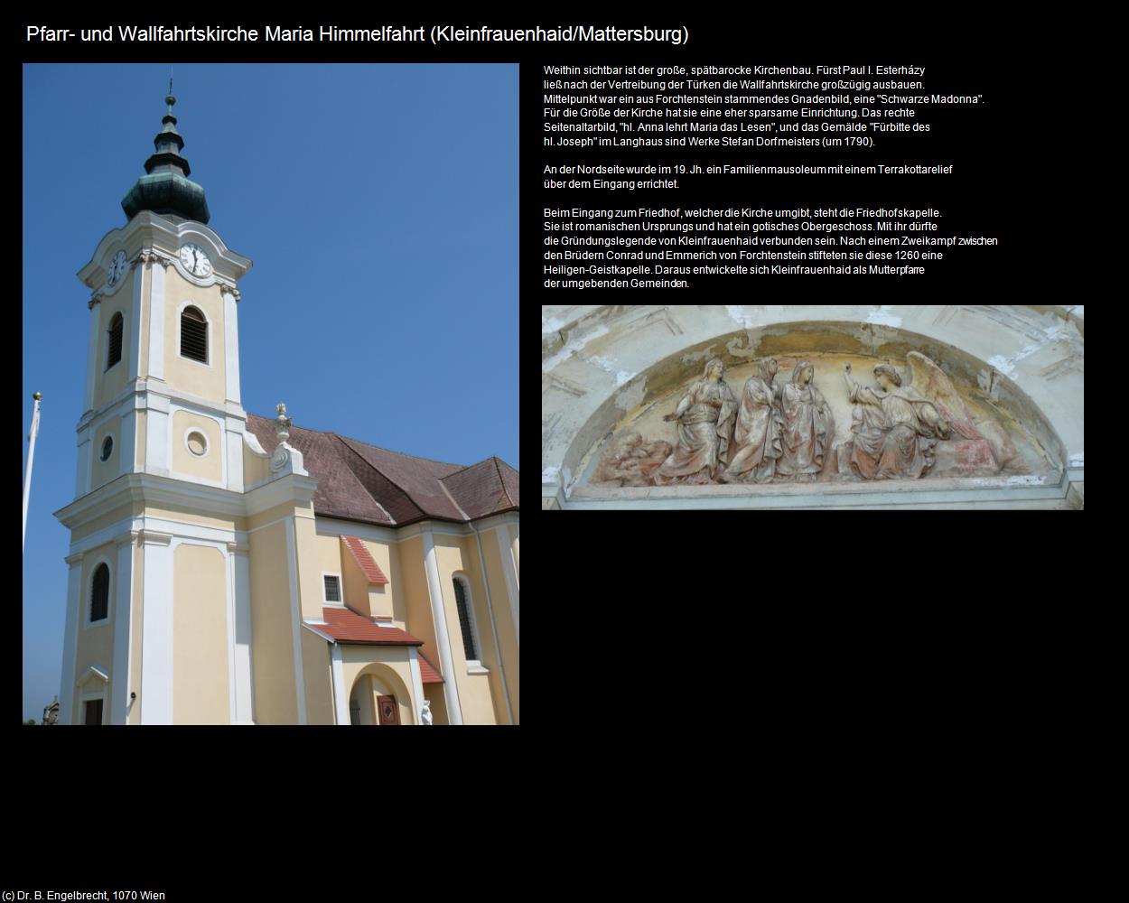 Wallfk. Maria Himmelfahrt (Kleinfrauenhaid/Mattersburg) in Kulturatlas-BURGENLAND