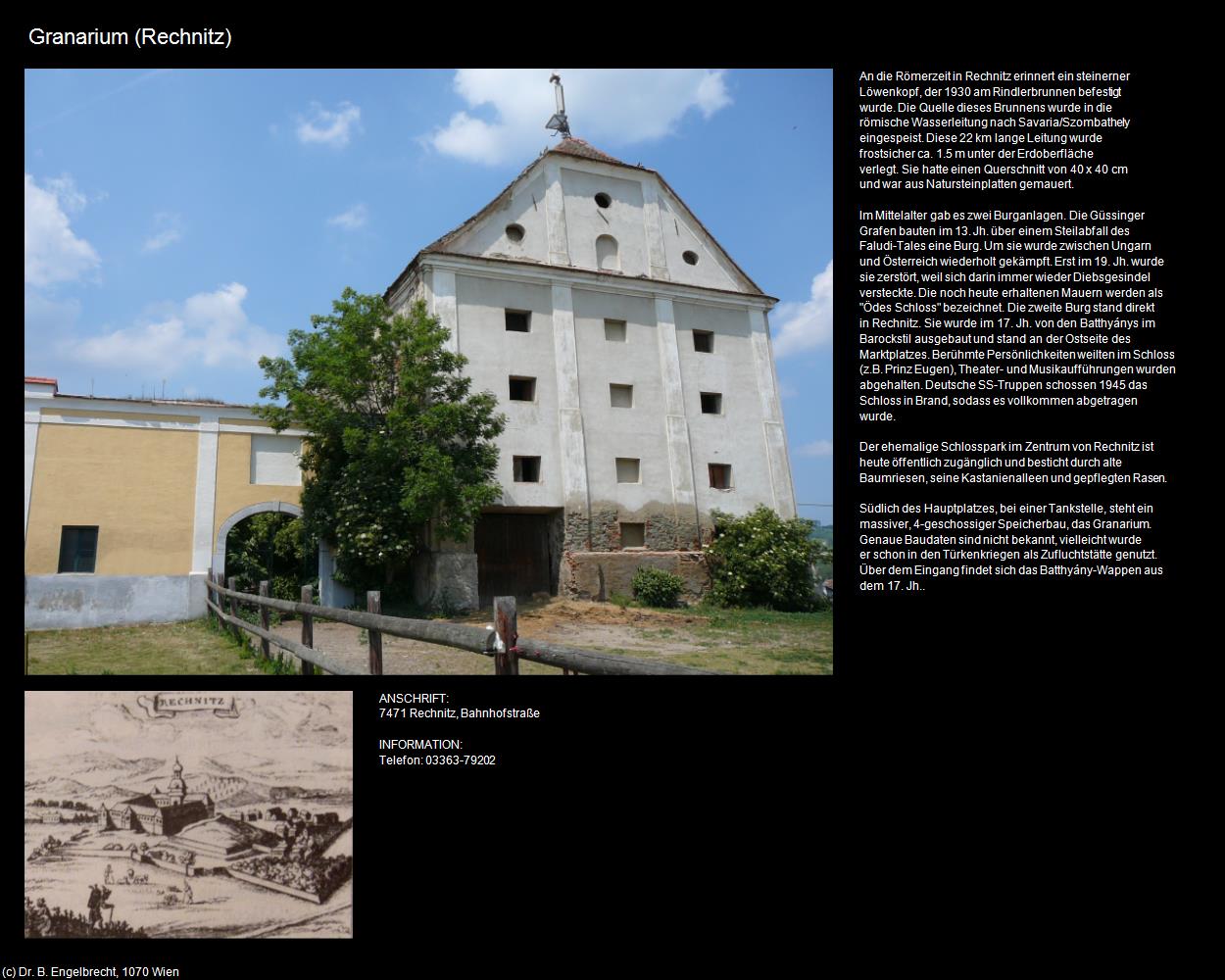Granaria (Rechnitz) in Kulturatlas-BURGENLAND