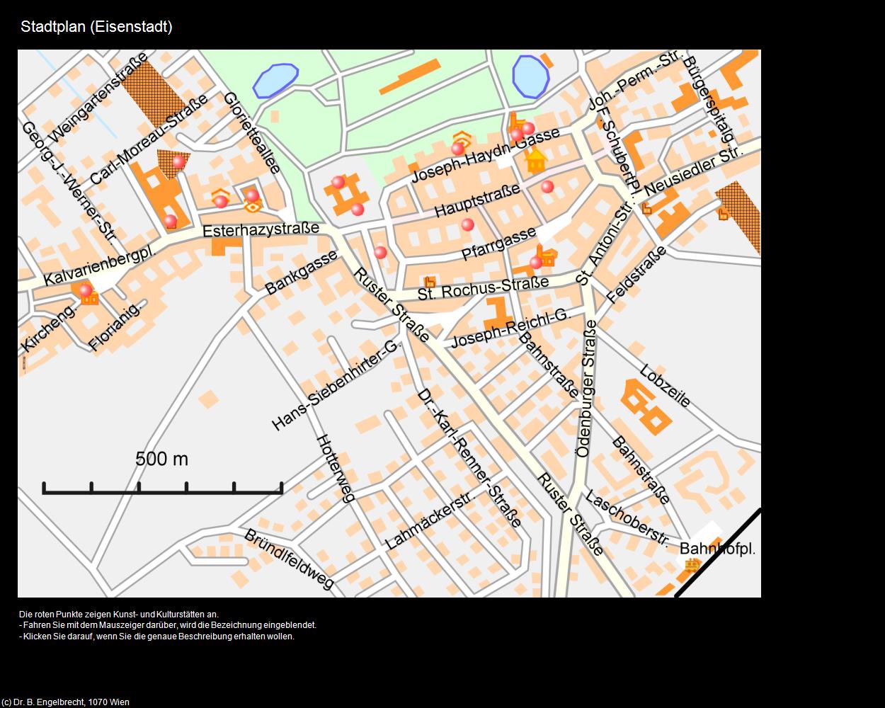 Stadtplan (Eisenstadt) in Kulturatlas-BURGENLAND(c)B.Engelbrecht