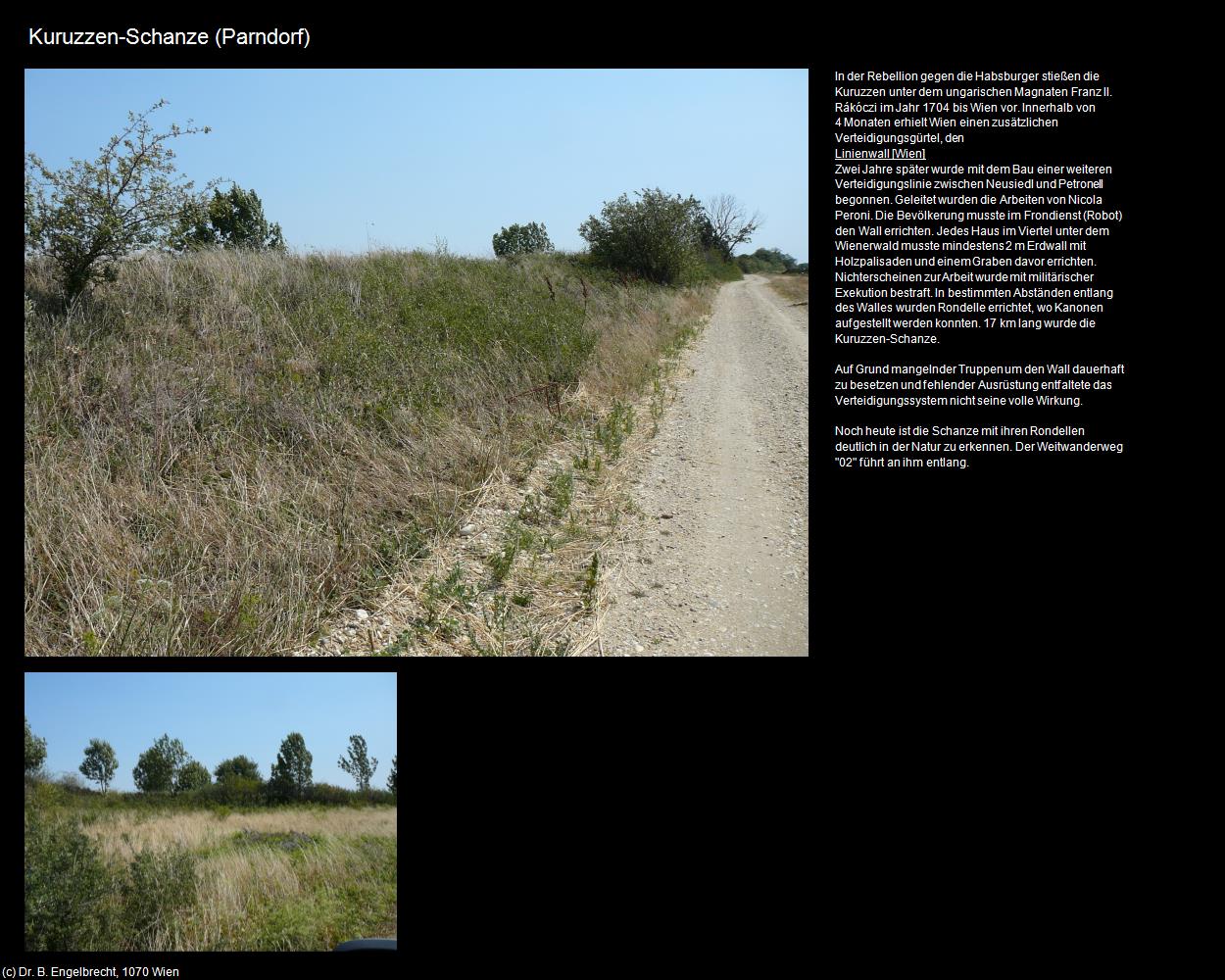Kuruzzen-Schanze (Parndorf) in Kulturatlas-BURGENLAND(c)B.Engelbrecht