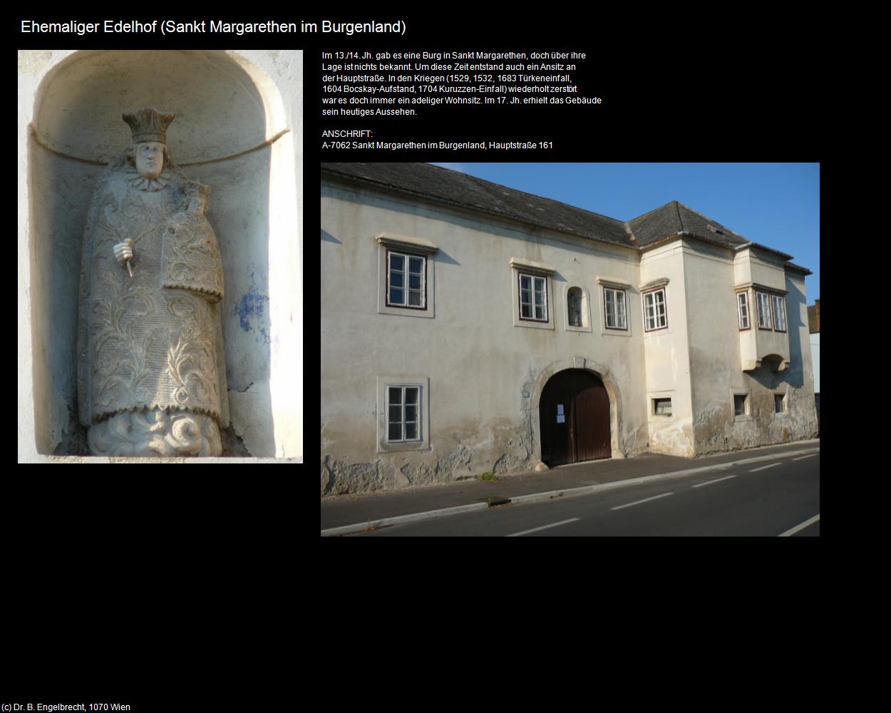 Ehem. Edelhof (Sankt Margarethen im Burgenland) in Kulturatlas-BURGENLAND