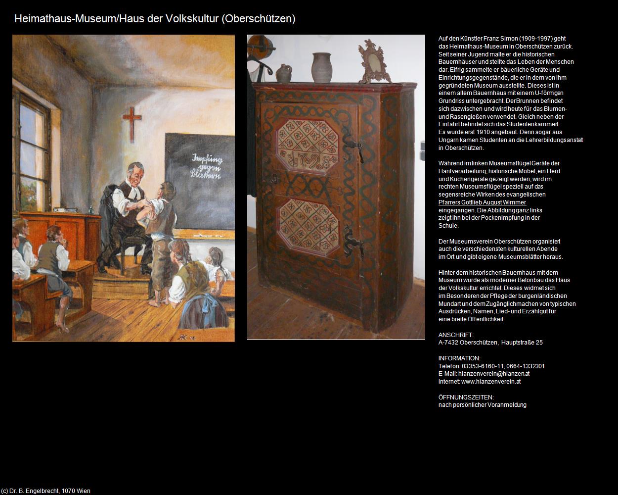 Heimathaus-Museum Oberschützen (Oberschützen) in Kulturatlas-BURGENLAND(c)B.Engelbrecht
