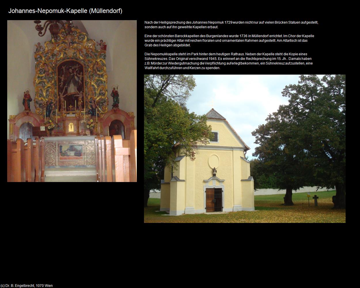 Johannes-Nepomuk-Kapelle  (Müllendorf) in Kulturatlas-BURGENLAND