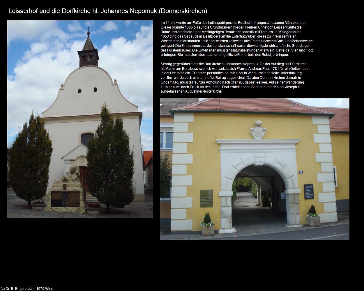 Leisserhof/Dorfk. hl. Johannes Nepomuk  (Donnerskirchen) in Kulturatlas-BURGENLAND