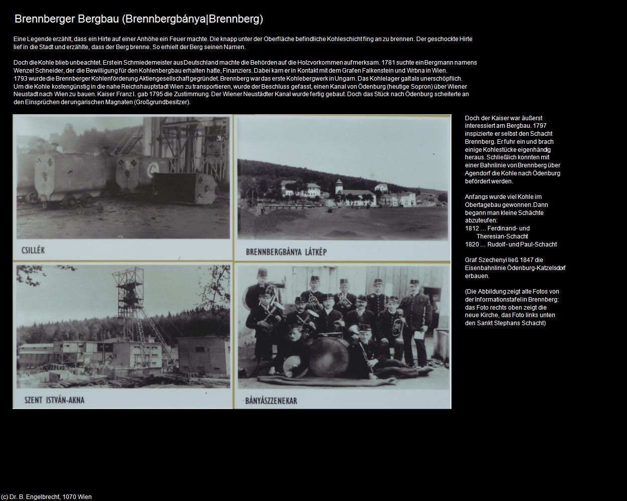Brennberger Bergbau I (Ritzing) in Kulturatlas-BURGENLAND