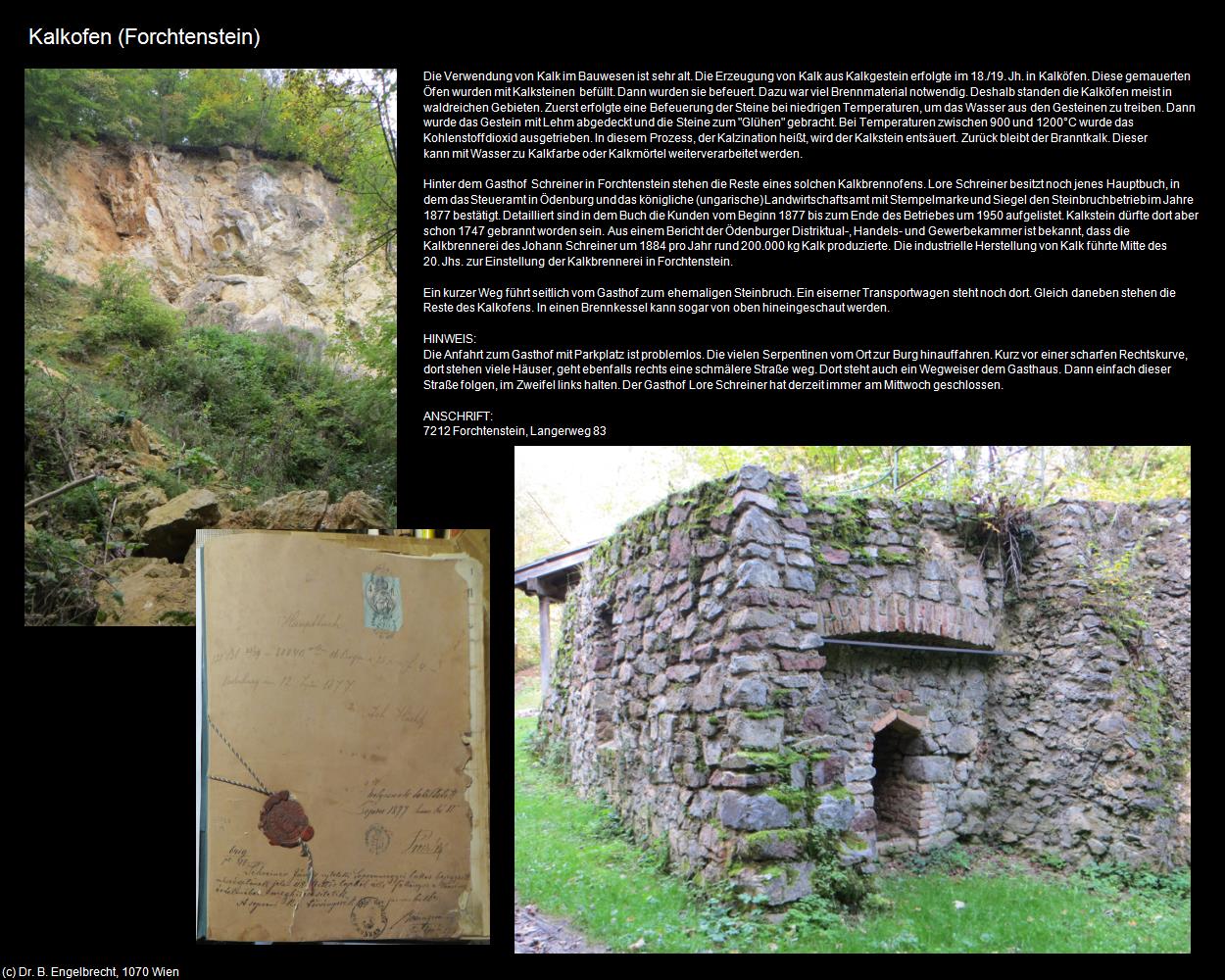 Kalkofen  (Forchtenstein) in Kulturatlas-BURGENLAND