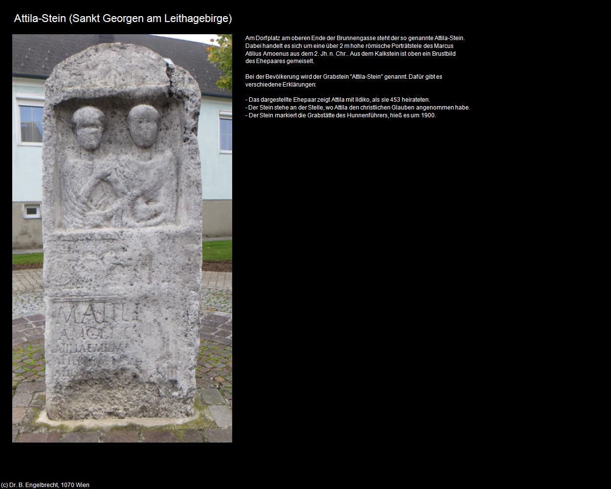 Attila-Stein  (Sankt Georgen am Leithagebirge) in Kulturatlas-BURGENLAND