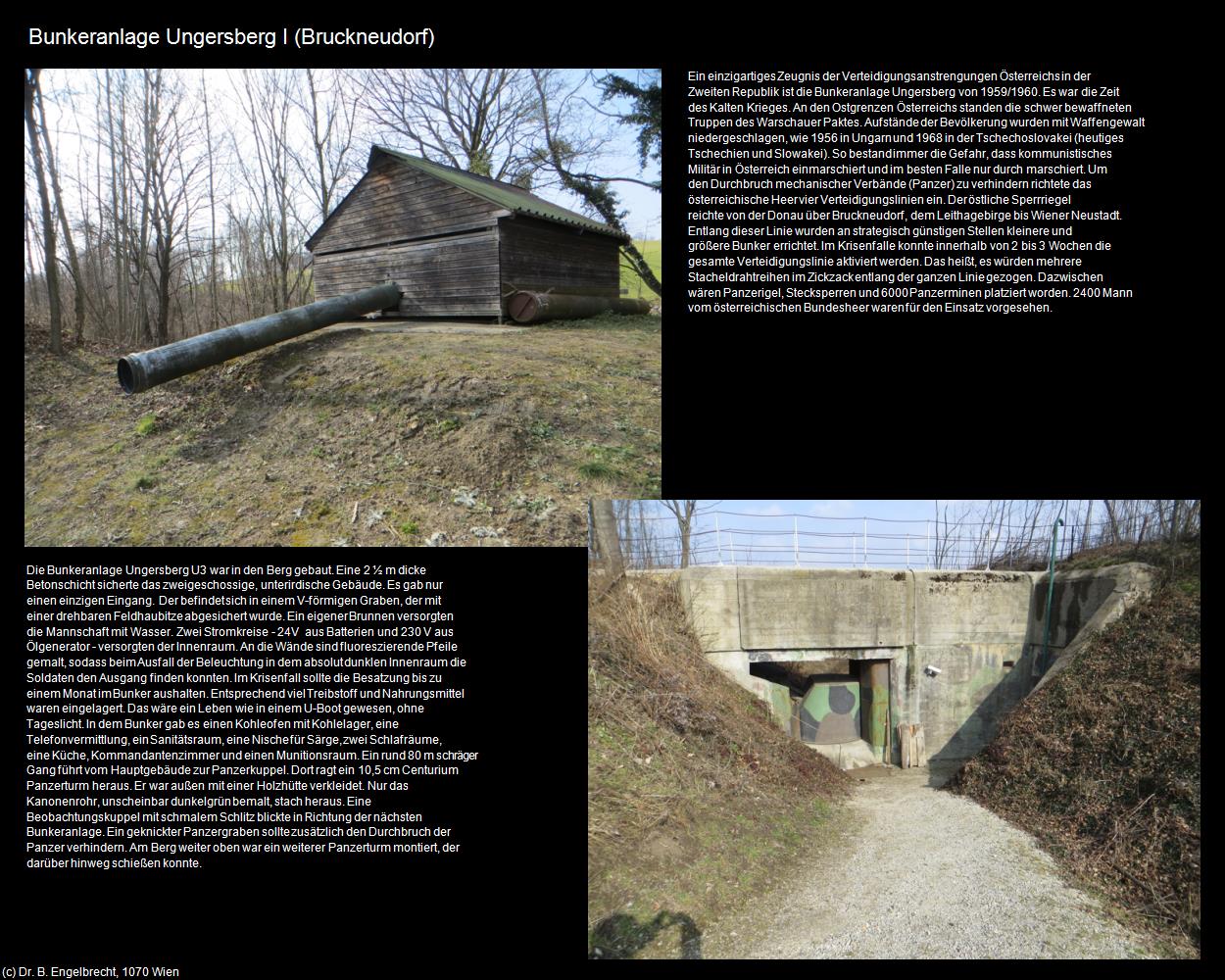 Bunkeranlage Ungersberg I  (Bruckneudorf) in Kulturatlas-BURGENLAND