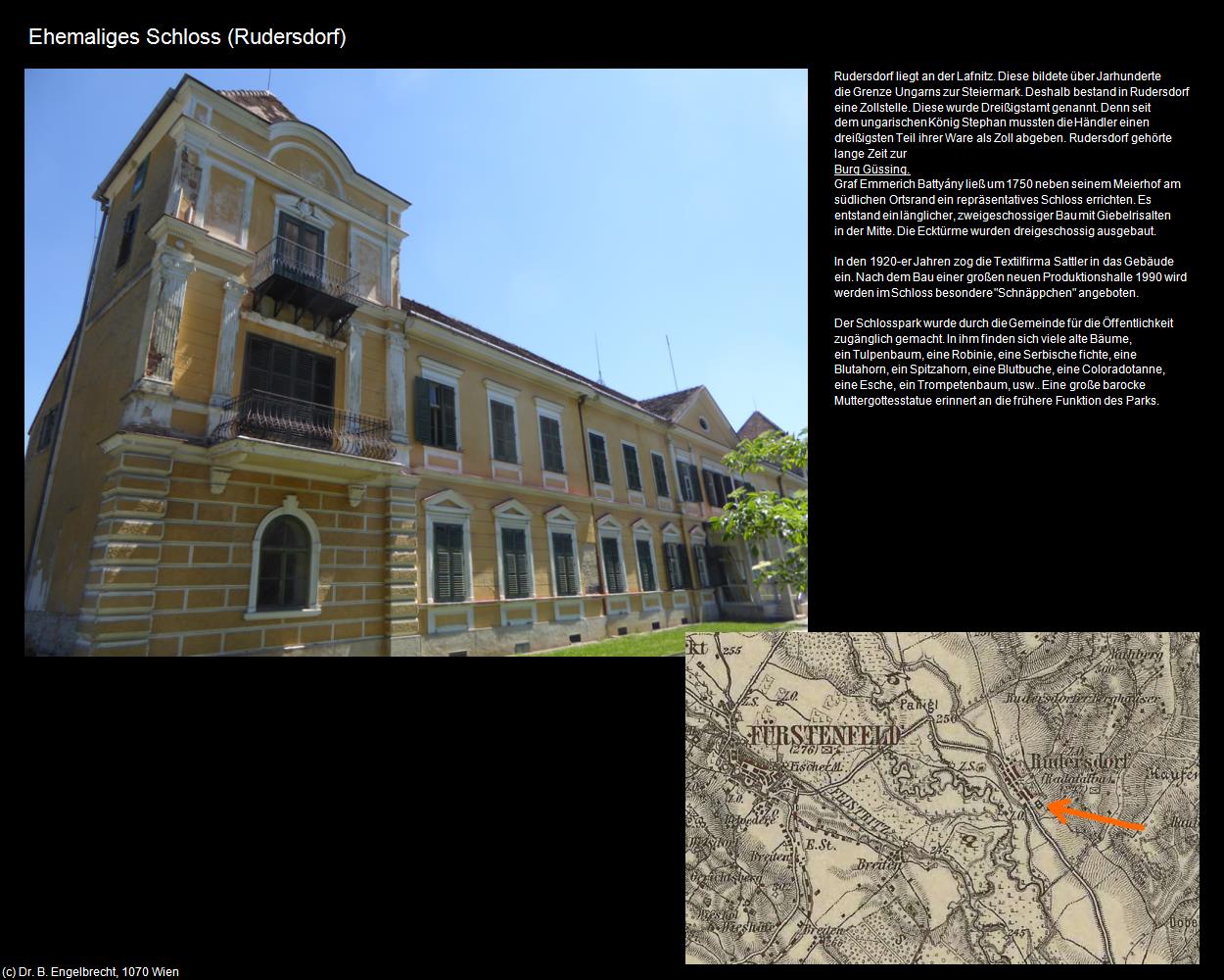 Ehem. Schloss (Rudersdorf) in Kulturatlas-BURGENLAND(c)B.Engelbrecht
