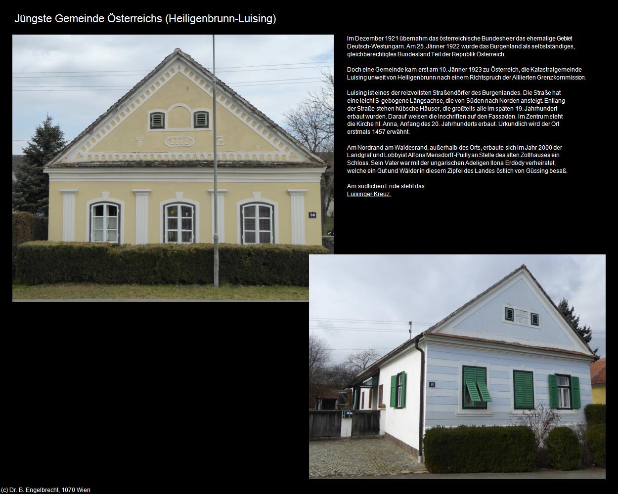 Jüngste Gemeinde Österreichs (Luising) (Luising) in Kulturatlas-BURGENLAND(c)B.Engelbrecht