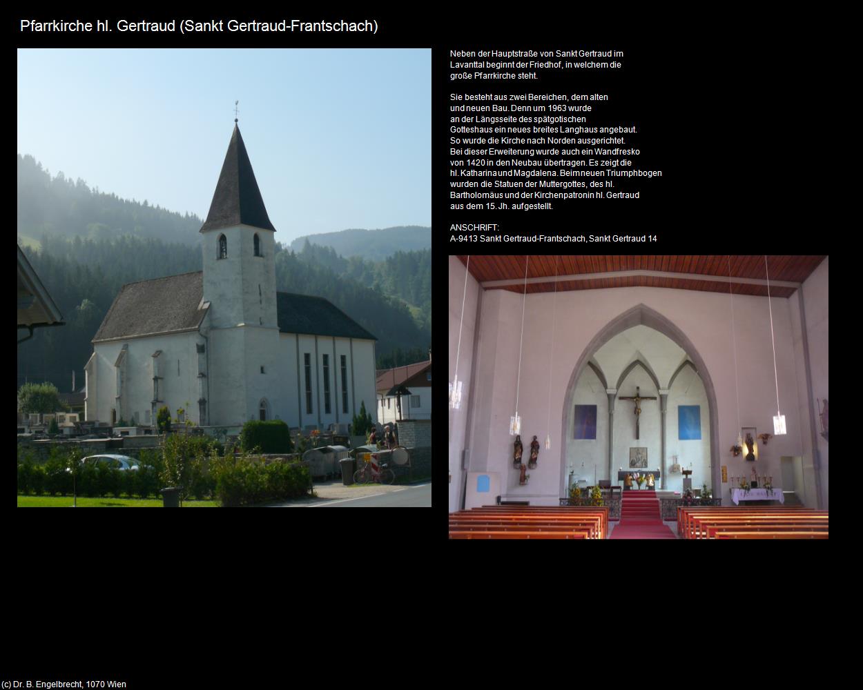 Pfk. hl. Gertraud  (Sankt Gertraud-Frantschach) in Kulturatlas-KÄRNTEN