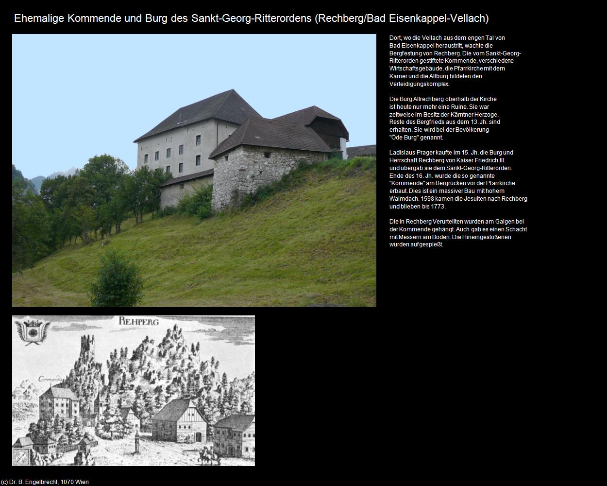 Ehem. Kommende des Sankt-Georg-Ritterordens (Rechberg/Bad Eisenkappel-Vellach) in Kulturatlas-KÄRNTEN