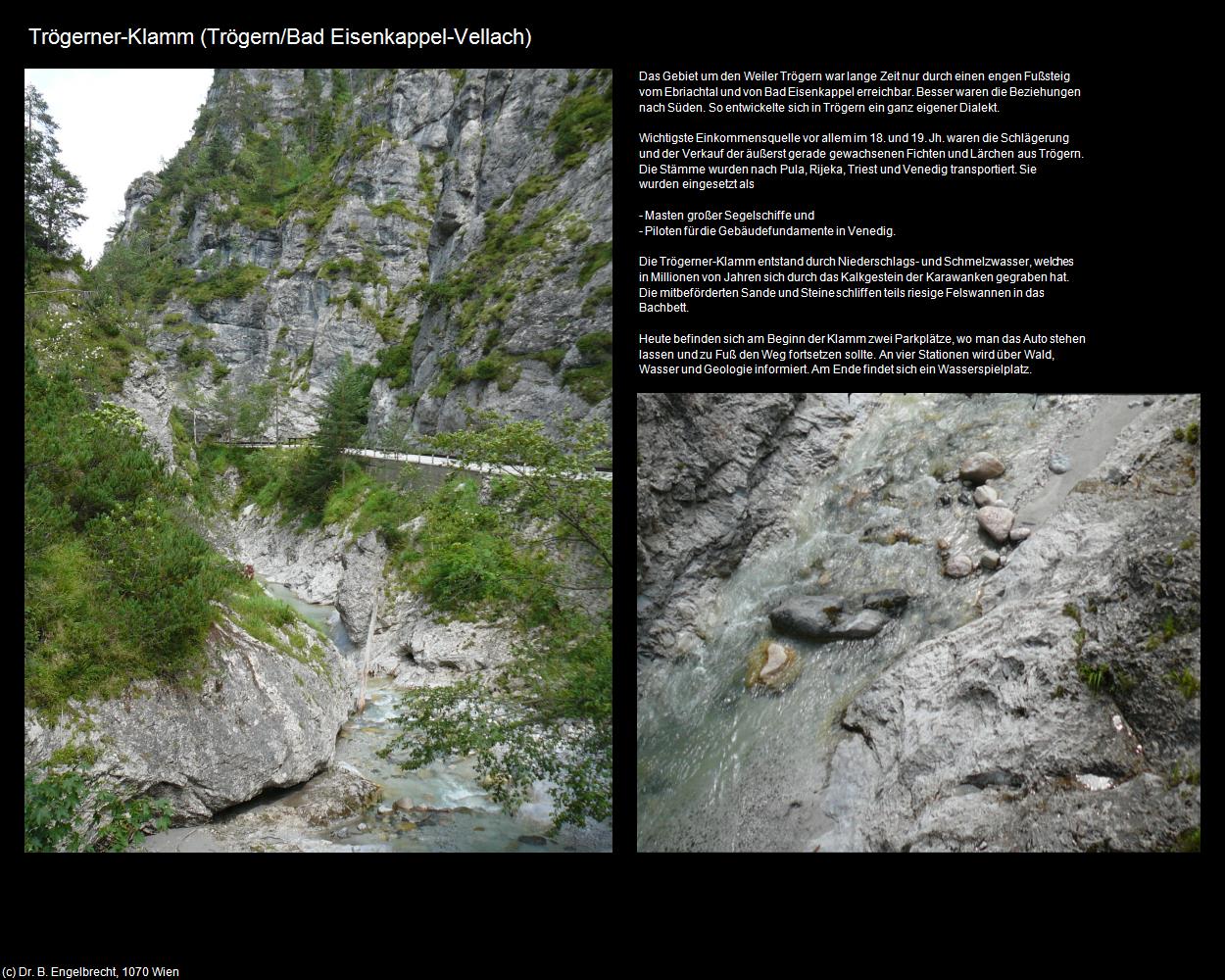 Trögerner-Klamm  (Trögern/Bad Eisenkappel-Vellach) in Kulturatlas-KÄRNTEN