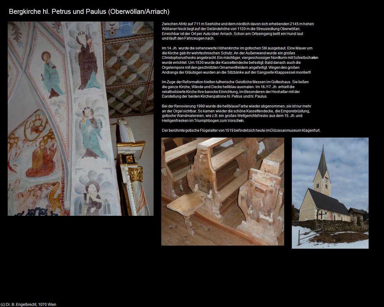 Bergk. hl. Petrus und Paulus (Oberwöllan/Arriach) in Kulturatlas-KÄRNTEN