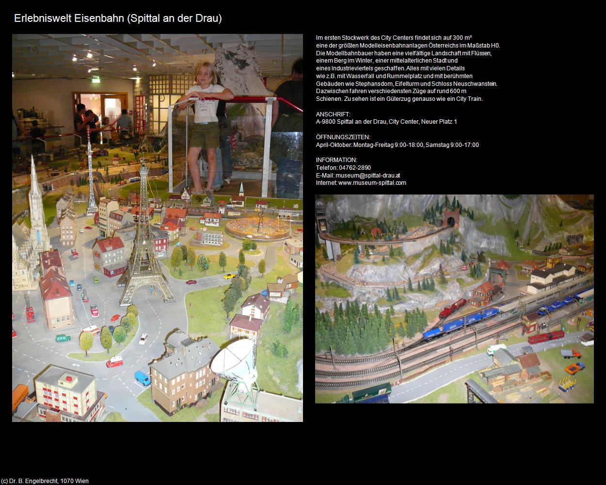 Erlebniswelt Eisenbahn  (Spittal an der Drau) in Kulturatlas-KÄRNTEN