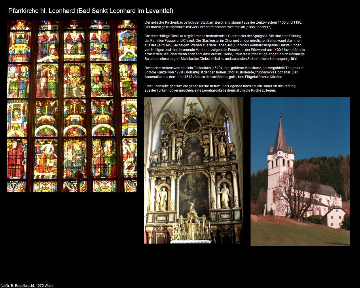 Leonhardikirche (Bad Sankt Leonhard im Lavanttal) in Kulturatlas-KÄRNTEN