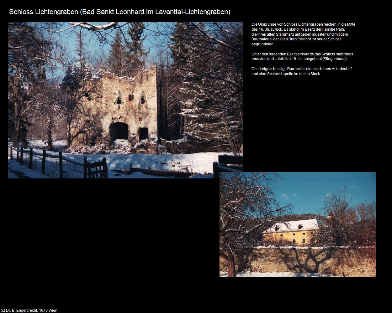 Schloss Lichtengraben (Lichtengraben) (Bad Sankt Leonhard im Lavanttal) in Kulturatlas-KÄRNTEN