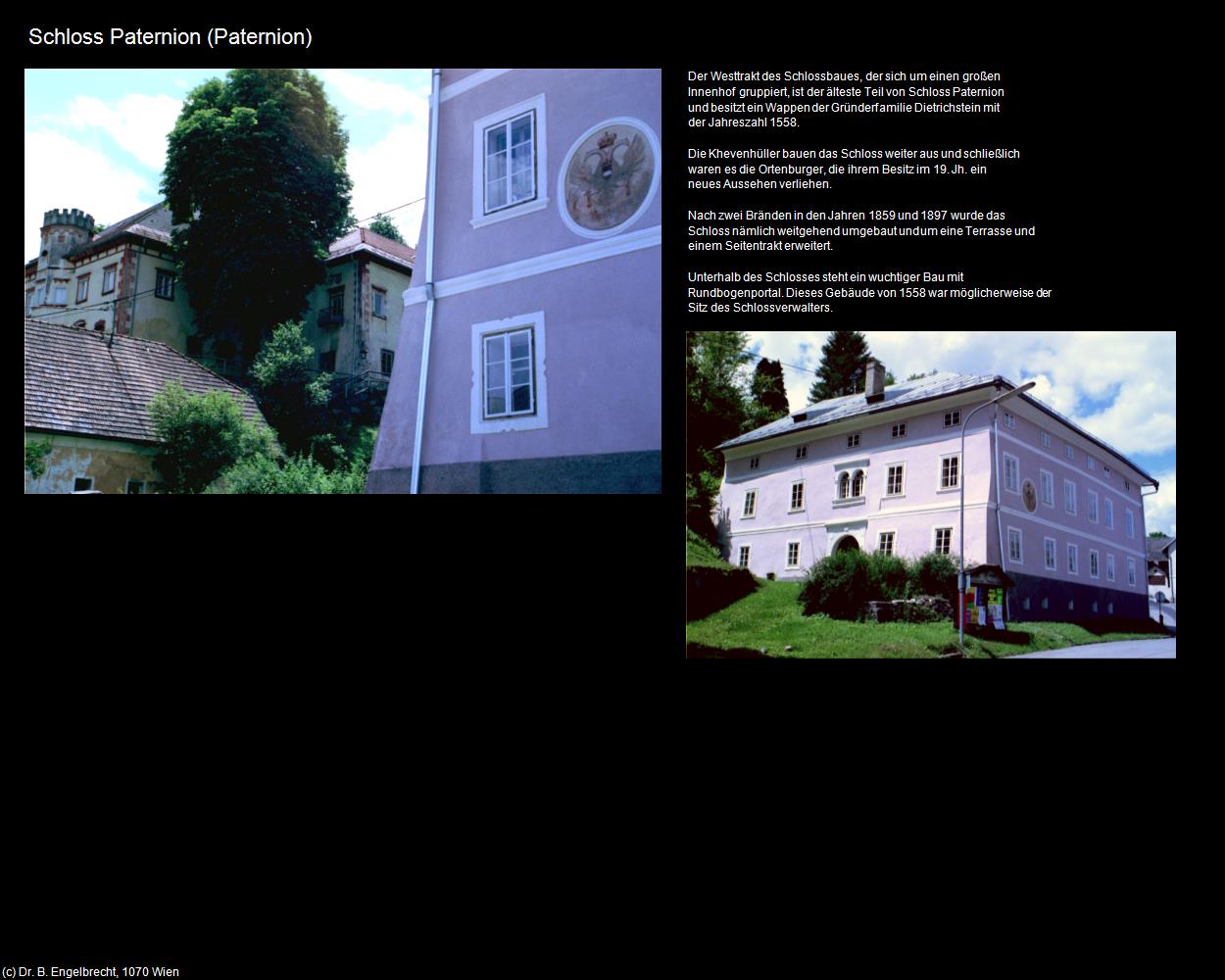 Schloss Paternion (Paternion) in Kulturatlas-KÄRNTEN