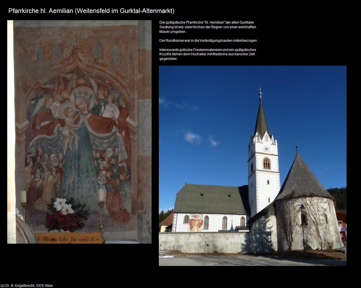 Pfk. hl. Aemilian (Altenmarkt) (Weitensfeld im Gurktal) in Kulturatlas-KÄRNTEN