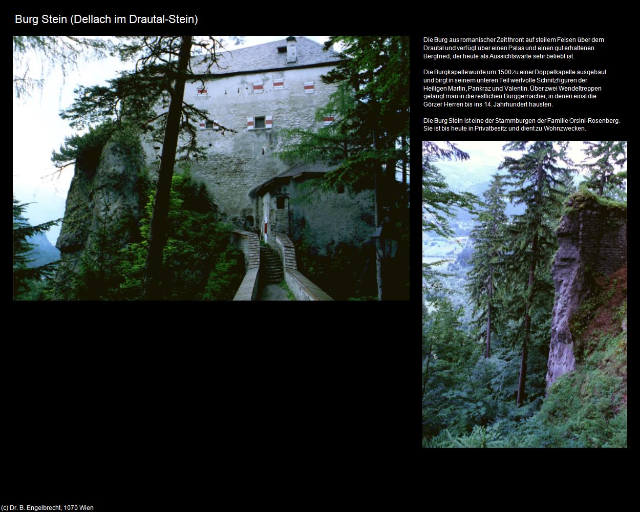 Burg Stein (Stein) (Dellach im Drautal) in Kulturatlas-KÄRNTEN