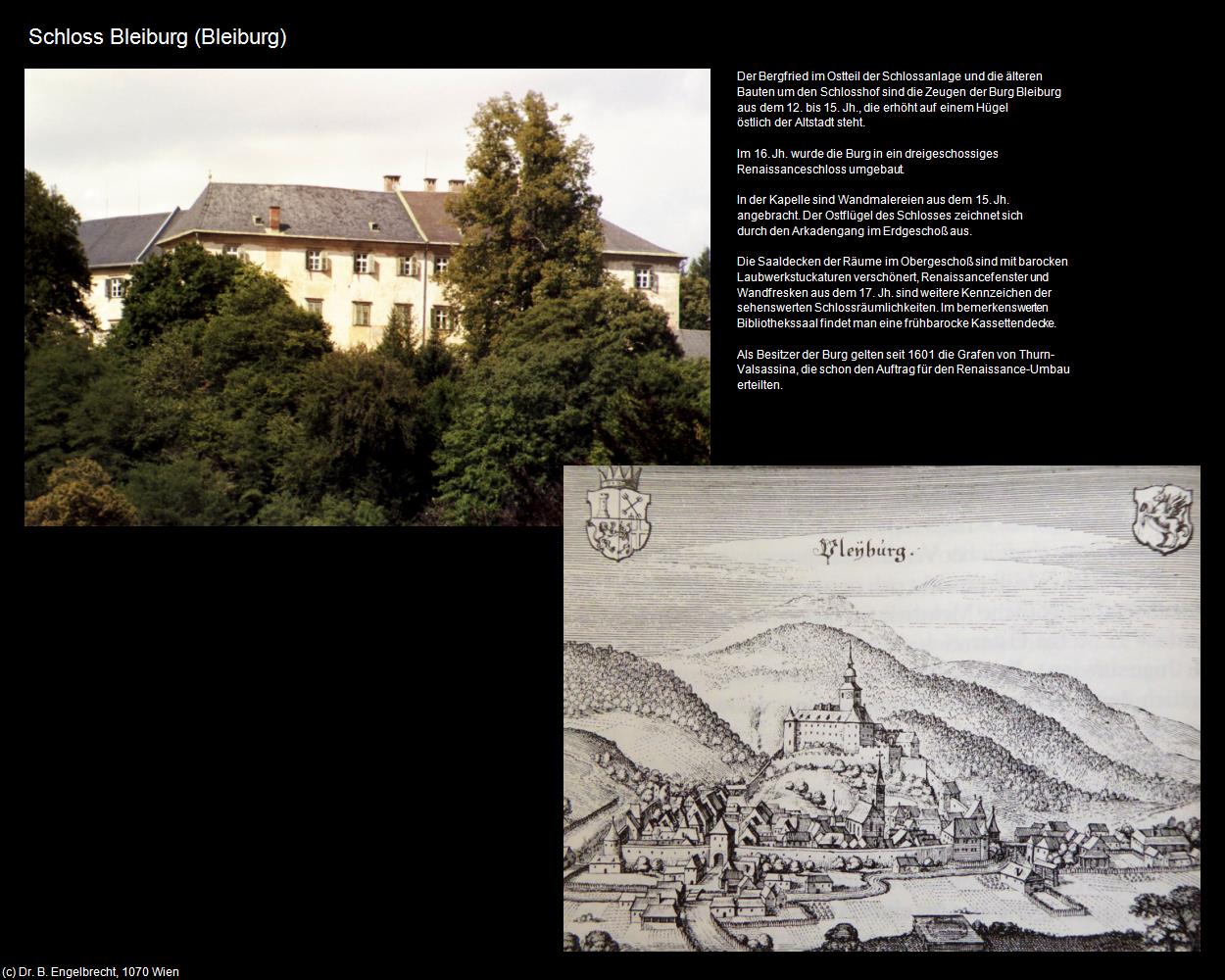 Schloss Bleiburg (Bleiburg) in Kulturatlas-KÄRNTEN