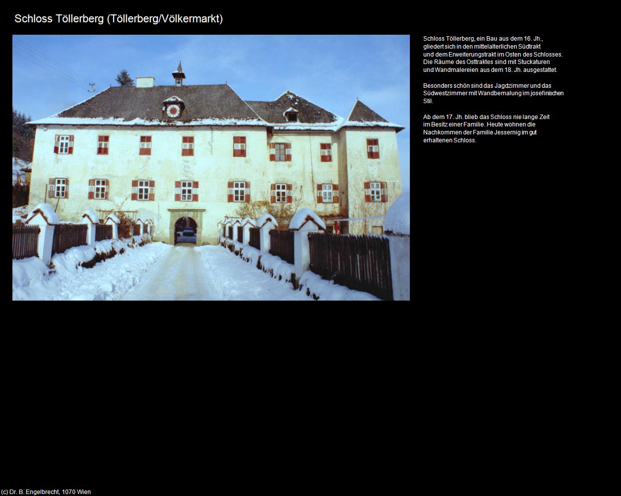 Schloss Töllerberg (Töllerberg/Völkermarkt) in Kulturatlas-KÄRNTEN