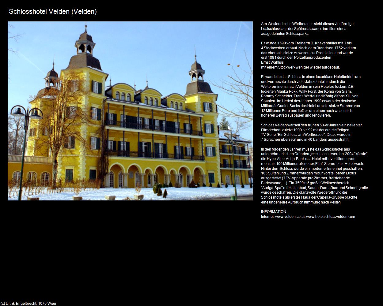 Schlosshotel Velden (Velden am Wörther See) in Kulturatlas-KÄRNTEN(c)B.Engelbrecht