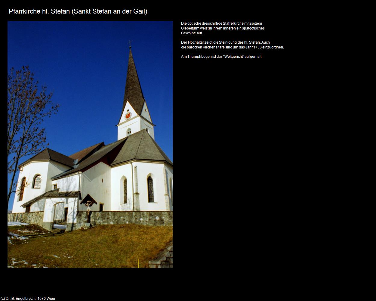 Pfk. hl. Stefan (Sankt Stefan im Gailtal) in Kulturatlas-KÄRNTEN