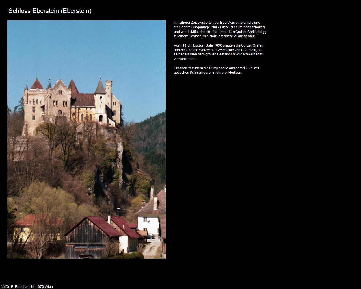 Schloss Eberstein (Eberstein) in Kulturatlas-KÄRNTEN