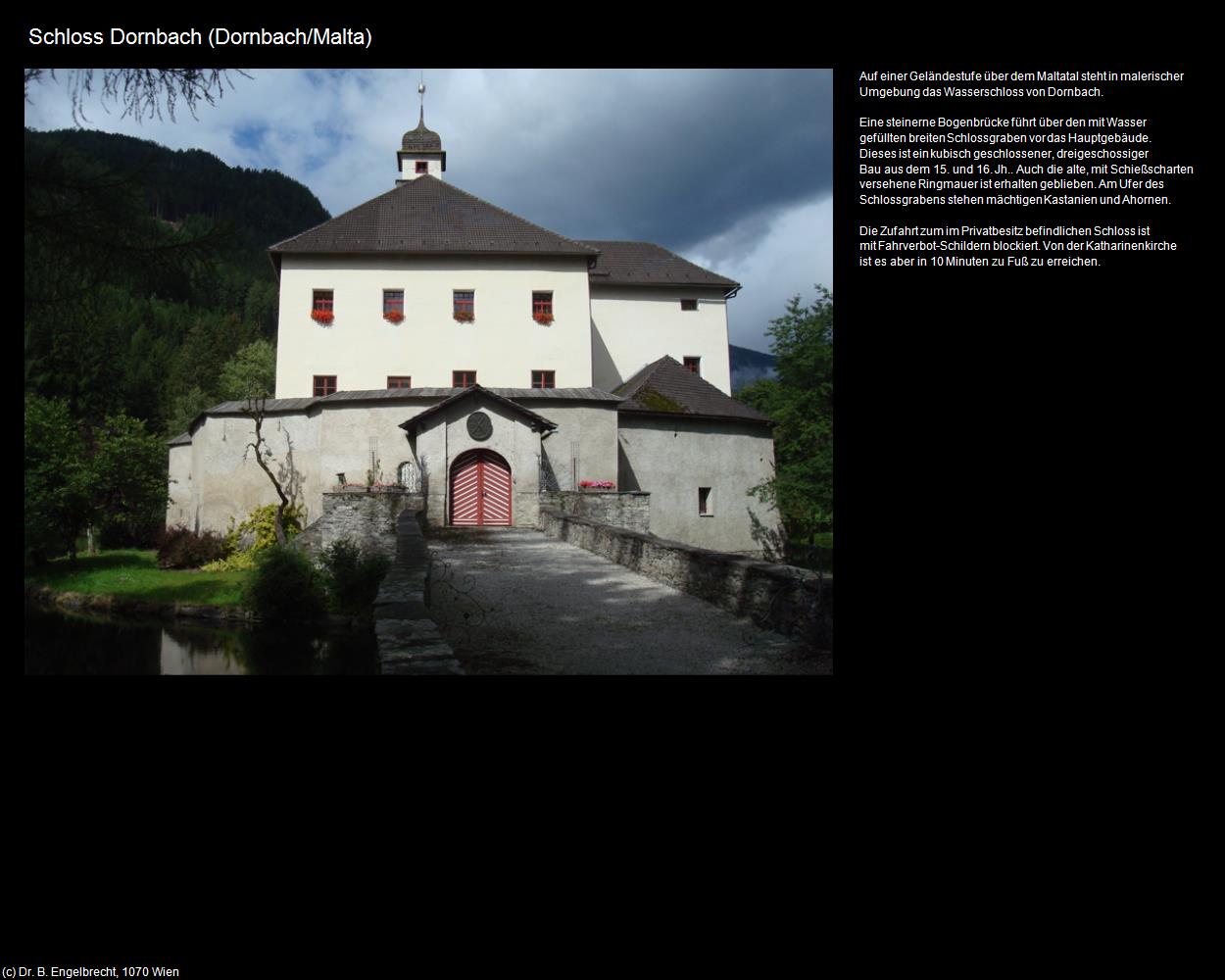 Schloss Dornbach (Dornbach/Malta) in Kulturatlas-KÄRNTEN