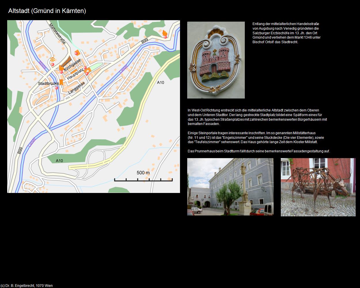Altstadt (Gmünd in Kärnten) in Kulturatlas-KÄRNTEN(c)B.Engelbrecht