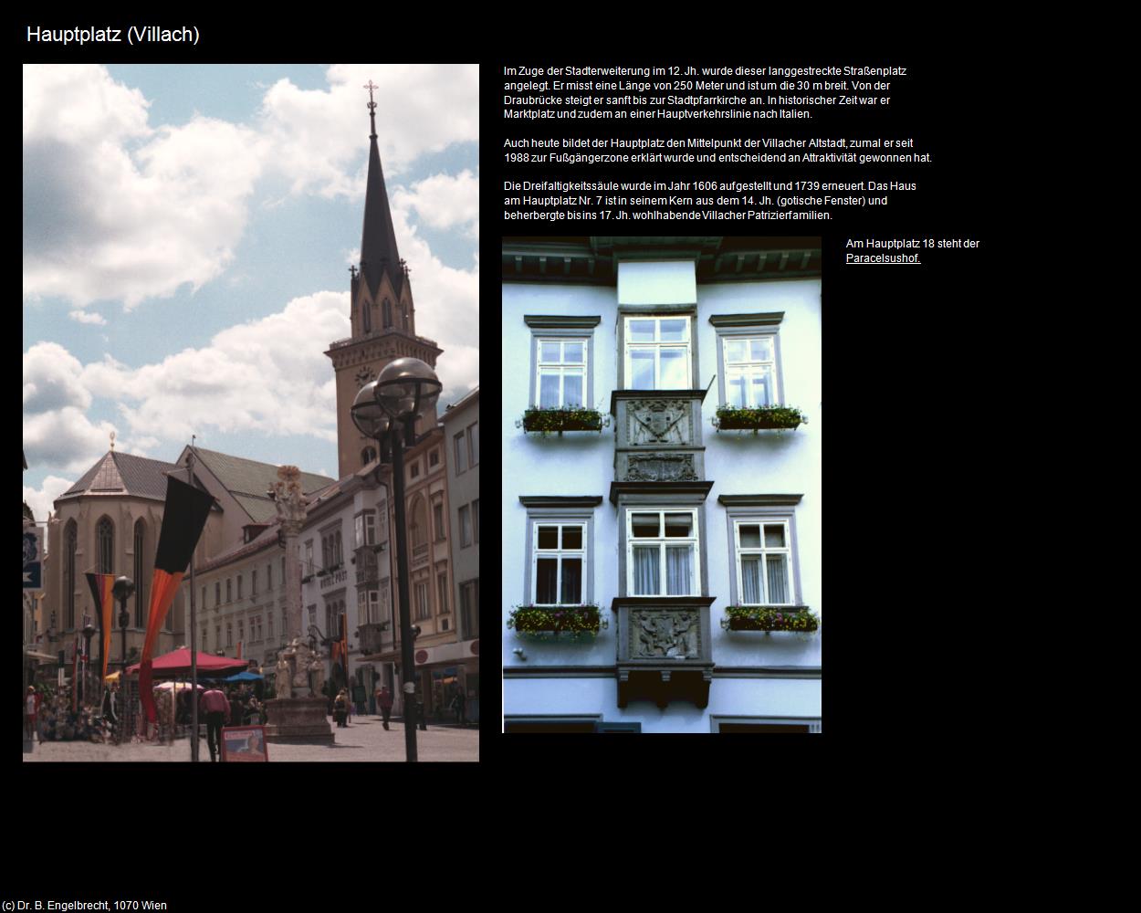 Hauptplatz (Villach) in Kulturatlas-KÄRNTEN(c)B.Engelbrecht