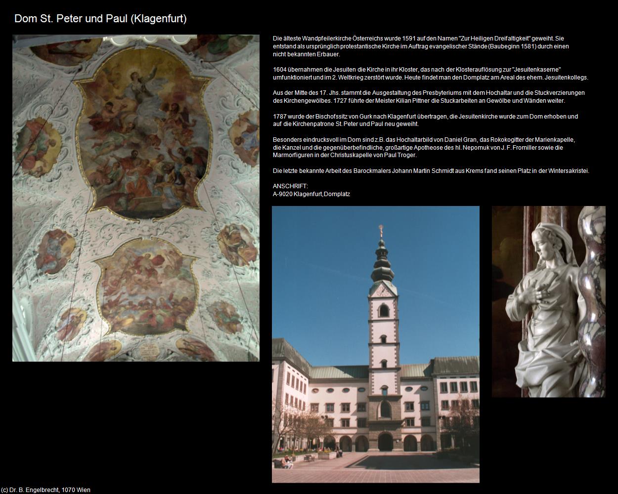 Dom hl. Peter und Paul (Klagenfurt) in Kulturatlas-KÄRNTEN