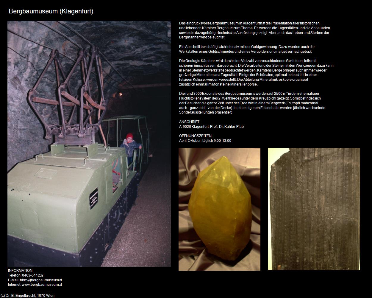 Bergbaumuseum (Klagenfurt) in Kulturatlas-KÄRNTEN