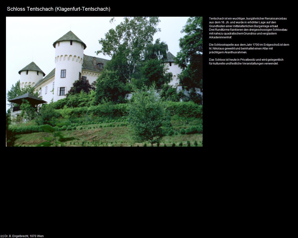 Schloss Tentschach (Tentschach/Klagenfurt) in Kulturatlas-KÄRNTEN