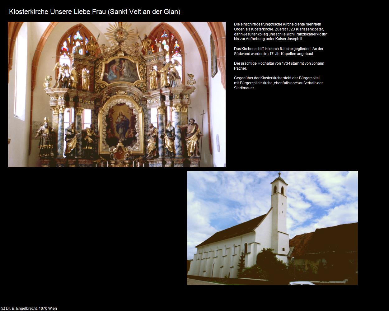 Klosterk. Unsere Liebe Frau (Sankt Veit an der Glan) in Kulturatlas-KÄRNTEN