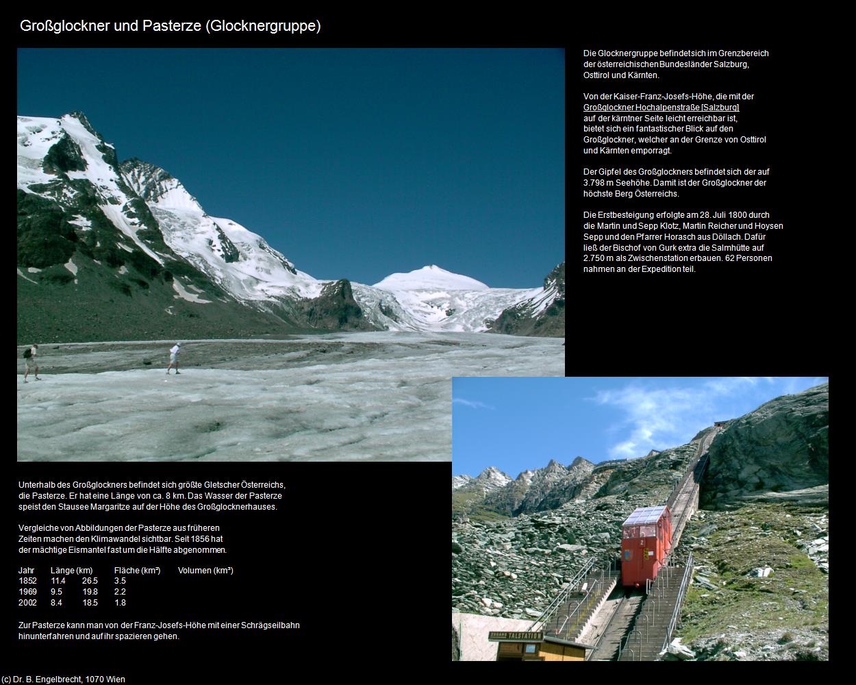 Großglockner und Pasterze (Heiligenblut) in Kulturatlas-KÄRNTEN(c)B.Engelbrecht