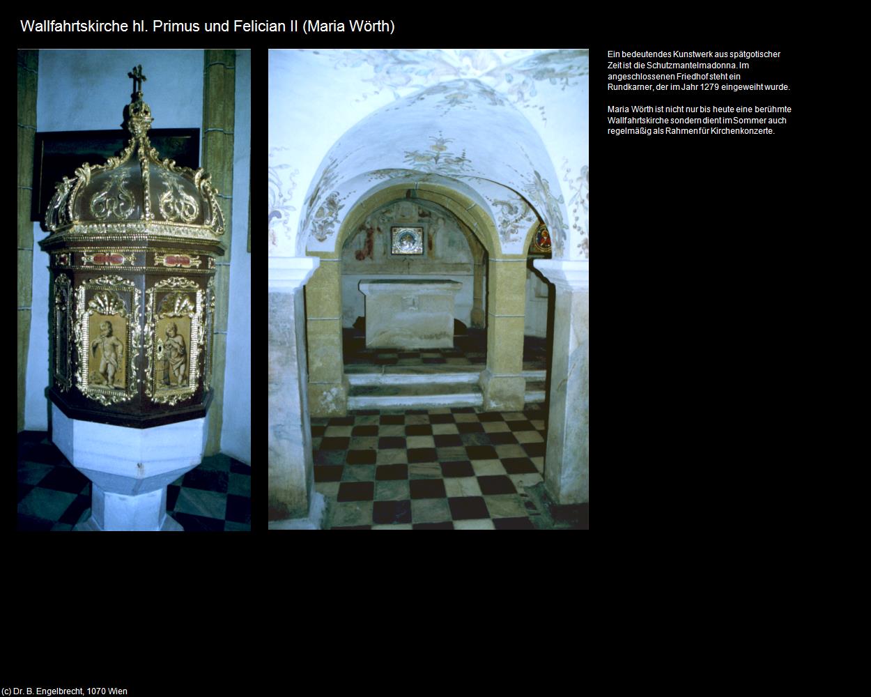 Wallfk. hl. Primus und Felician II (Maria Wörth) in Kulturatlas-KÄRNTEN