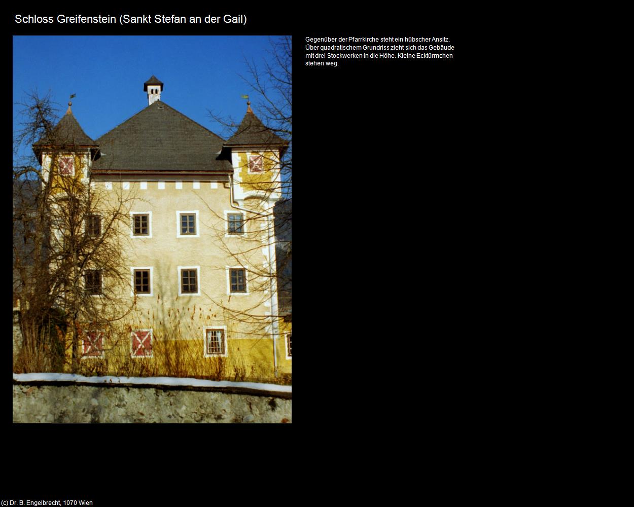Schloss Greifenstein (Sankt Stefan im Gailtal) in Kulturatlas-KÄRNTEN